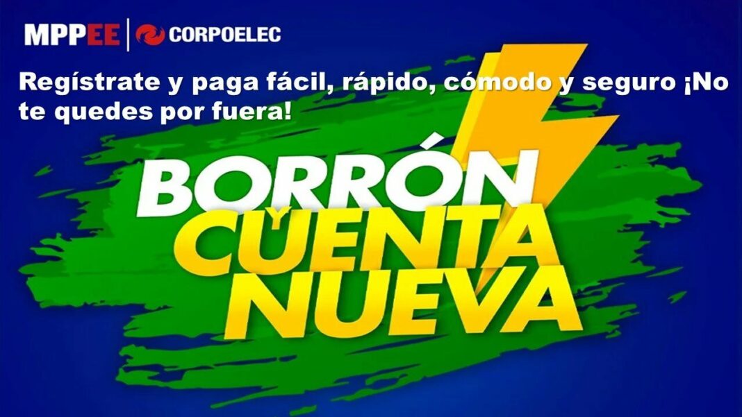 Plan Borrón Cuenta Nueva Corpoelec BDV línea