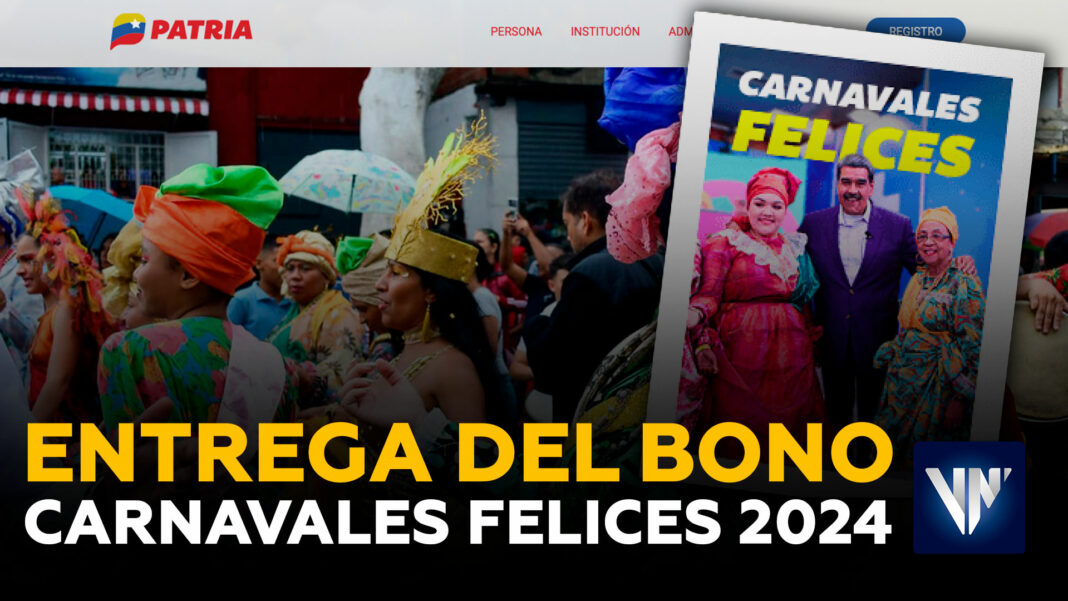 Bono Carnavales Felices 2024
