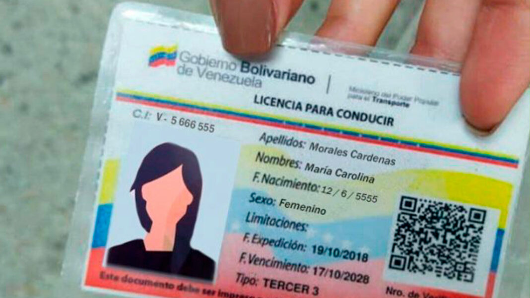 Licencia conducir menores Intt