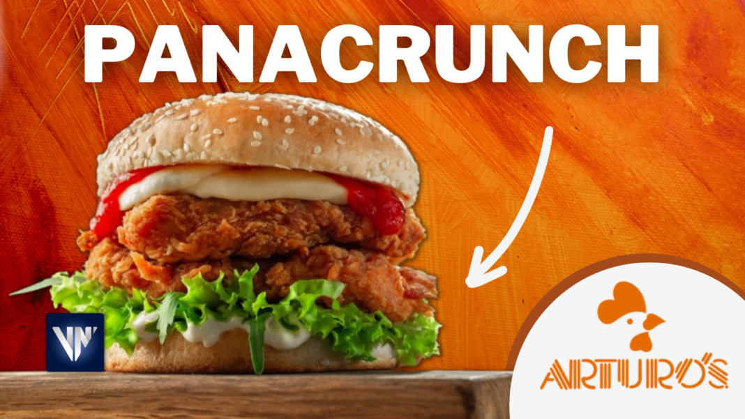 Arturo’s hamburguesa PanaCrunch