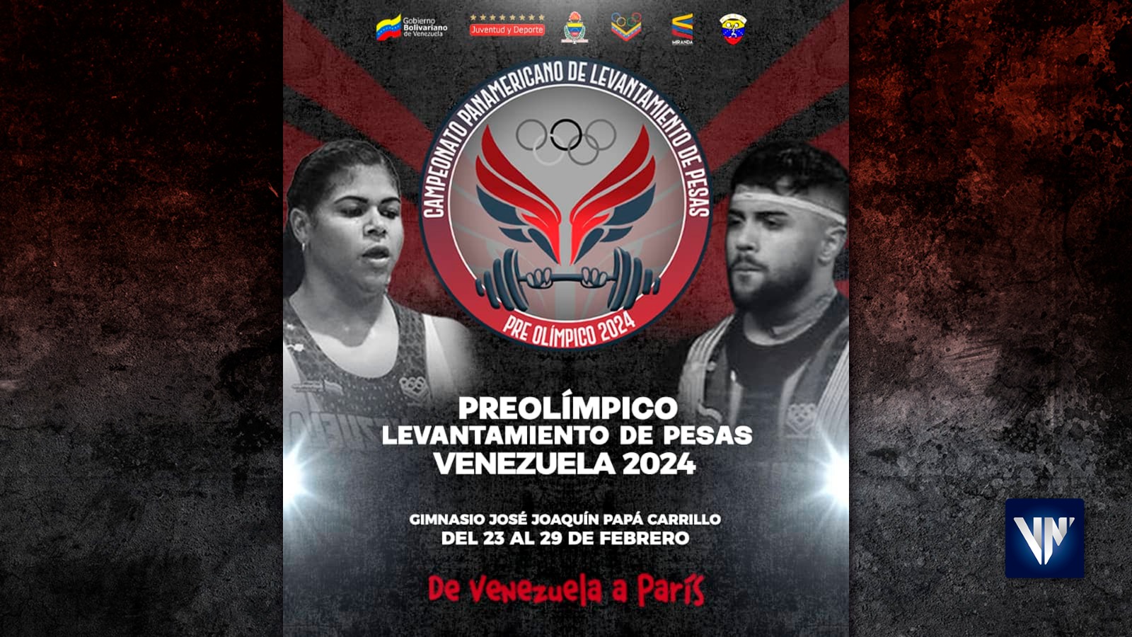 Venezuela recibe el Preolímpico de Levantamiento de Pesas 2024