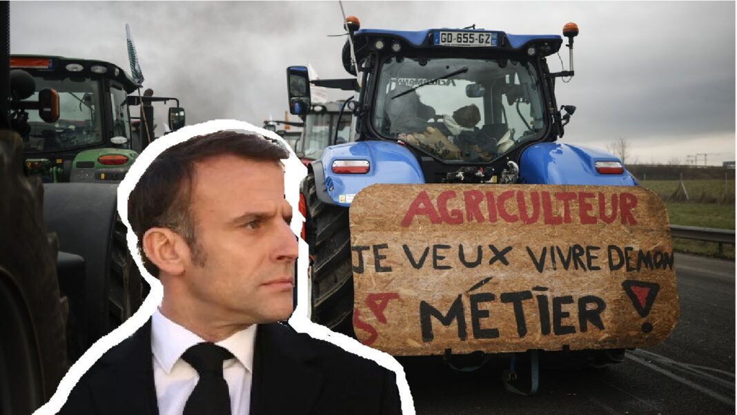 Protestas agricultores Macron