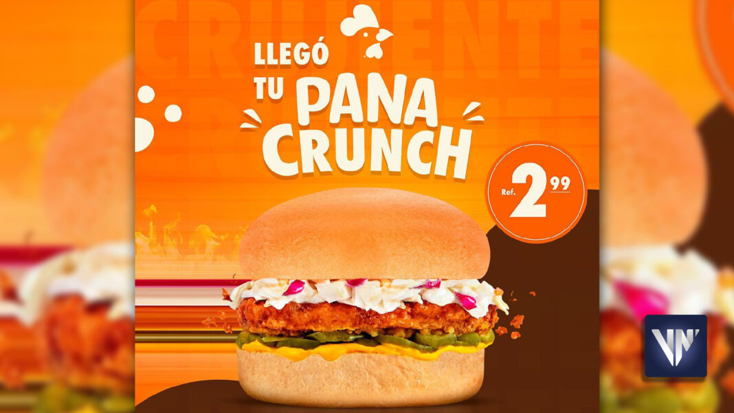 Arturo's hamburguesa Pana Crunch