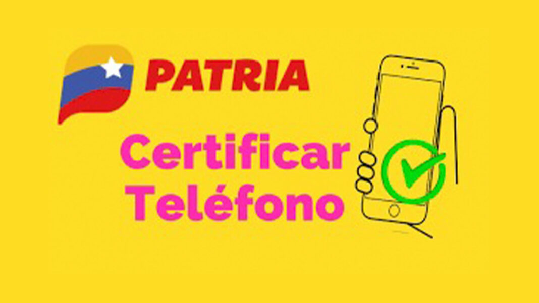 Sistema Patria teléfono