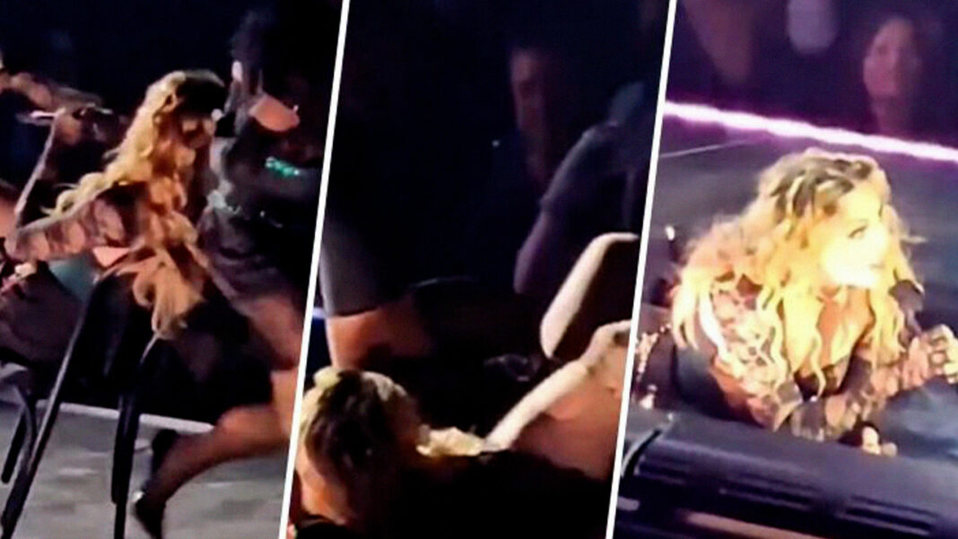 Madonna concierto viral caída