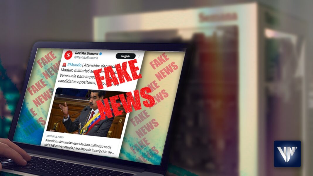 Fake News Revista Semana Nicolás Maduro