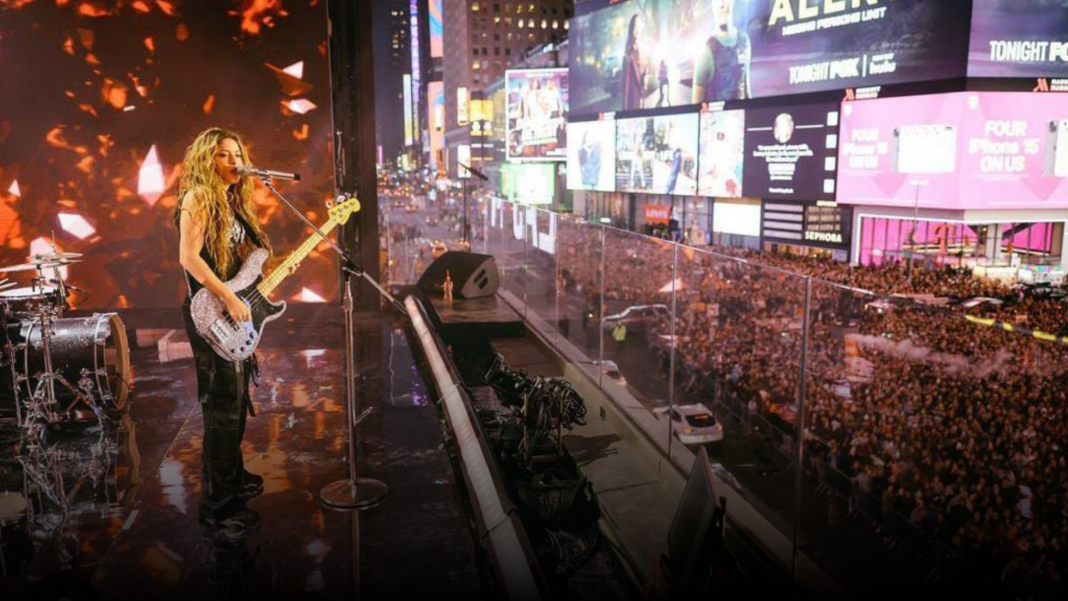 Shakira concierto Times Square