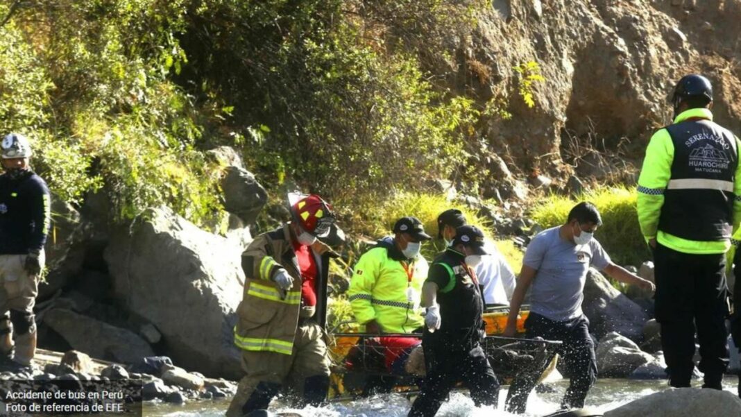 accidente autobús Perú