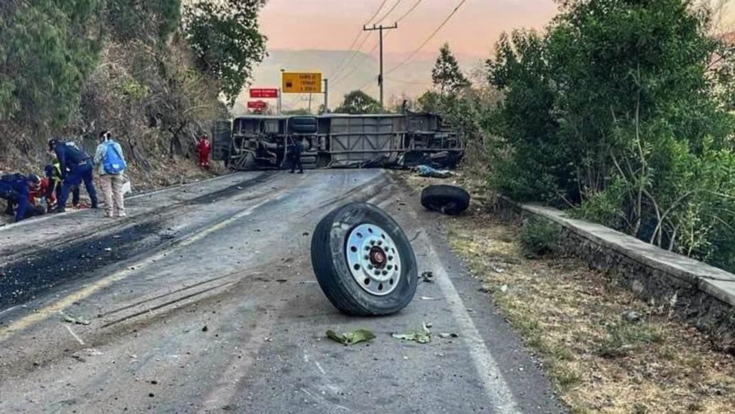accidente autobús México
