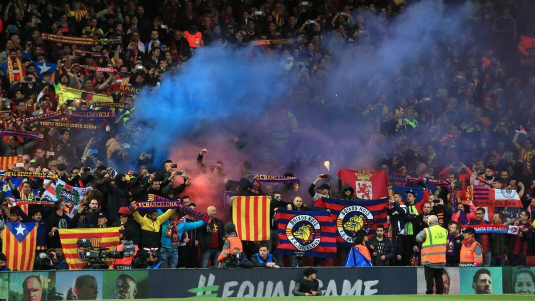 UEFA FC Barcelona aficionados