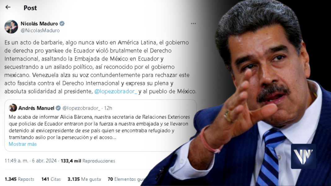 Nicolás Maduro Embajada México