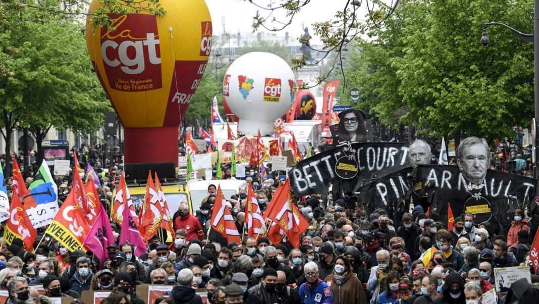 Manifestaciones parís día trabajador