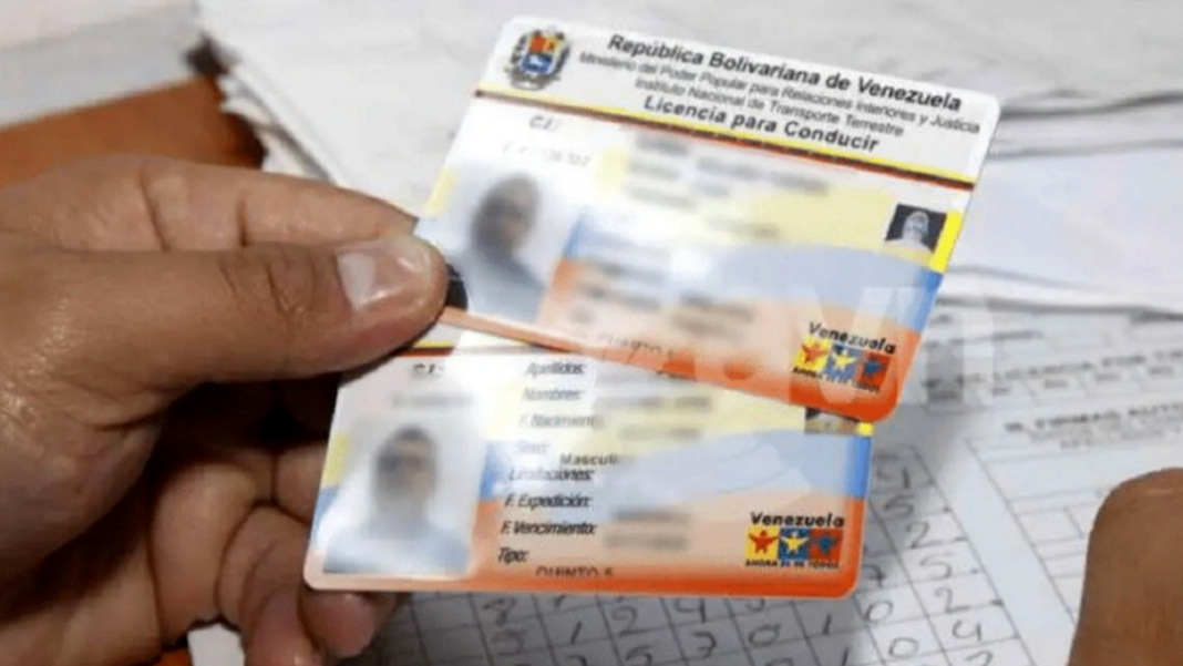 INTT nueva licencia conducir