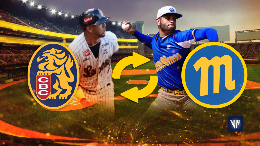 Leones Magallanes triple cambio