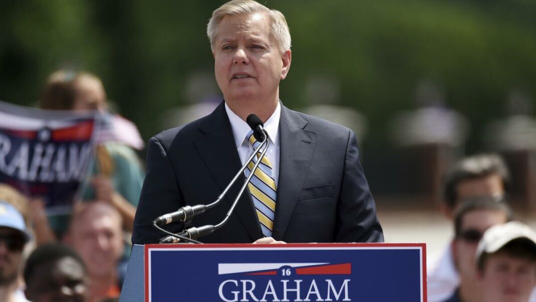 Lindsey Graham bombardeo atómico gaza