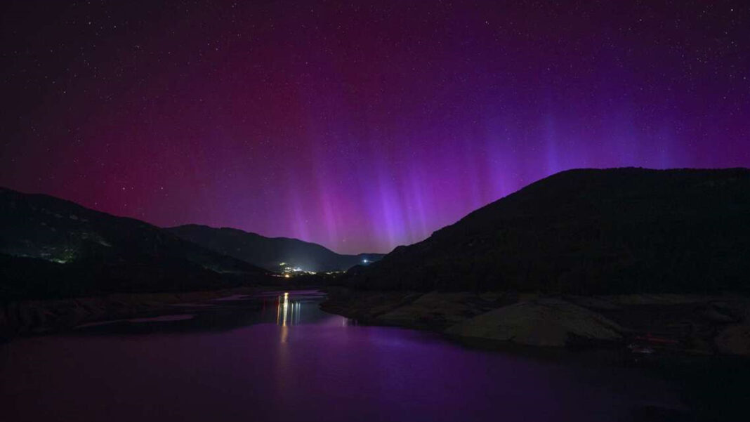 Auroras boreales Europa cielo