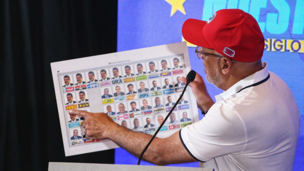 Jorge Rodríguez simulacro electoral Venezuela