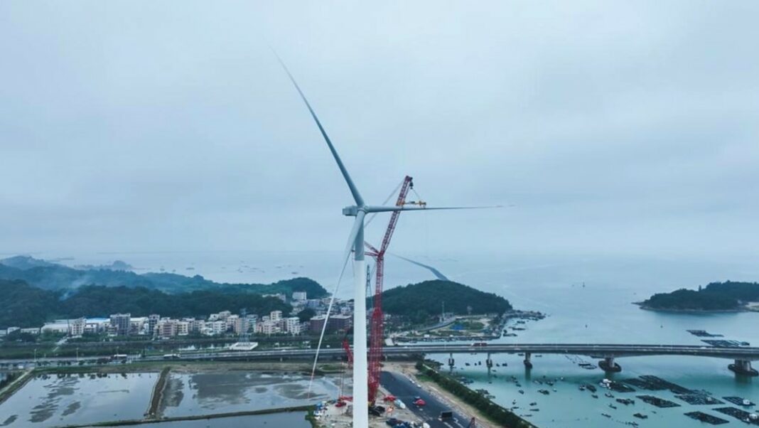 China turbina eólica marina