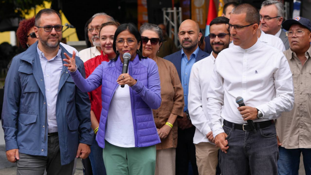 Delcy Rodríguez tambore resistencia pueblos