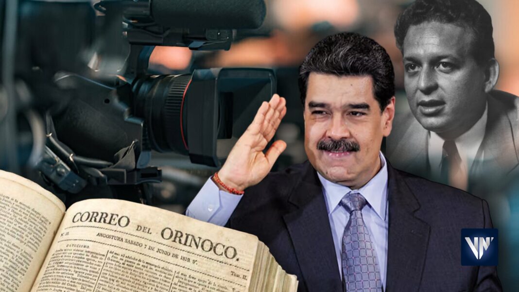 Nicolás Maduro día periodista