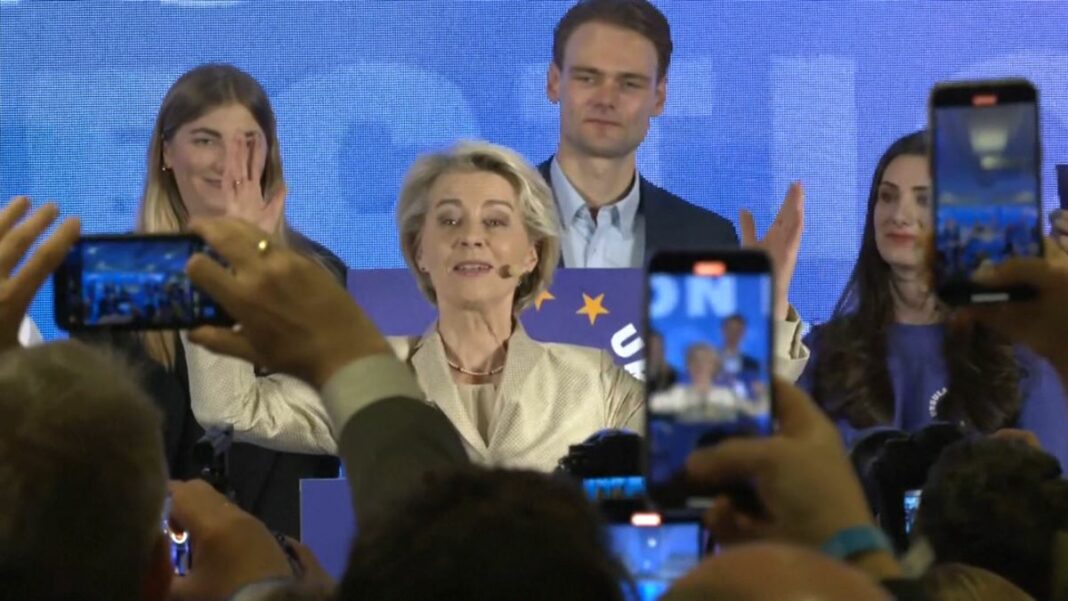 Elecciones al Parlamento de Europa ursula von der leyen