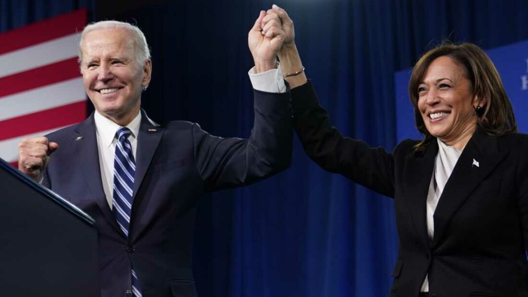 Kamala Harris renuncia Biden