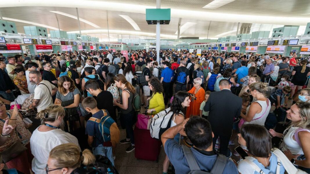 Aerolíneas fallo informático