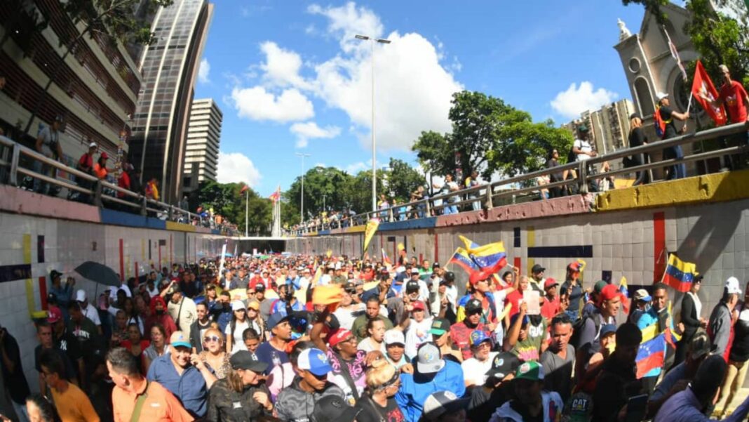 movilización defensa paz Caracas