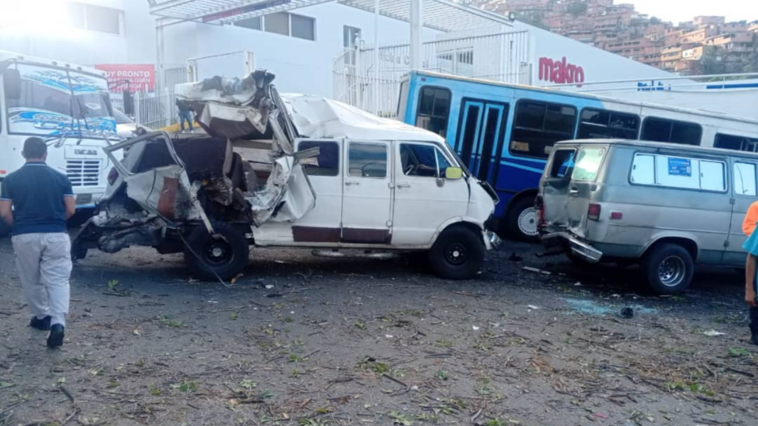 La Urbina accidente heridos