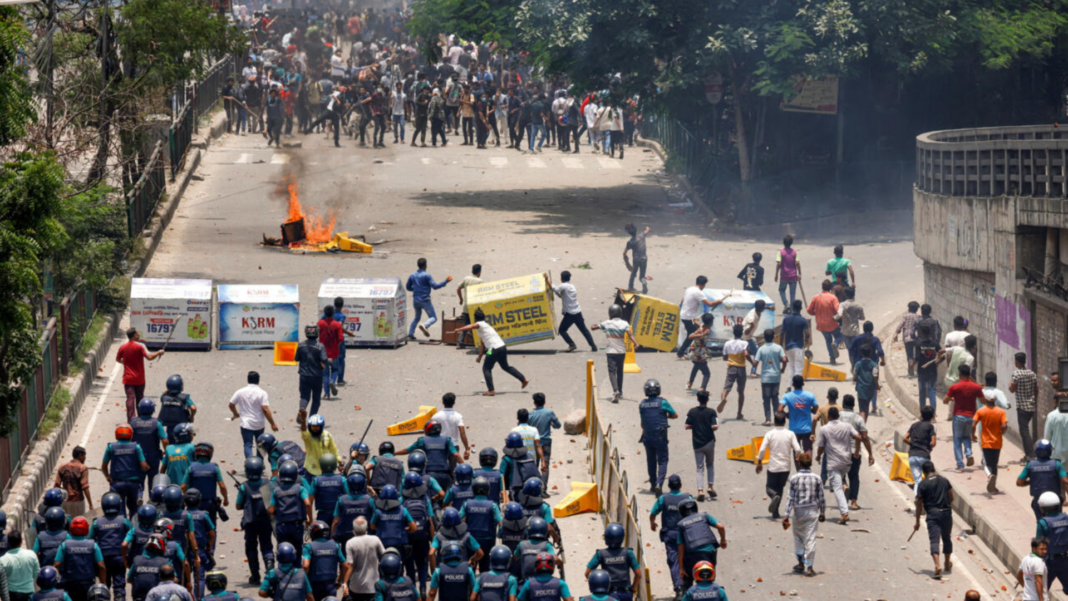 protestas estudiantiles Bangladesh