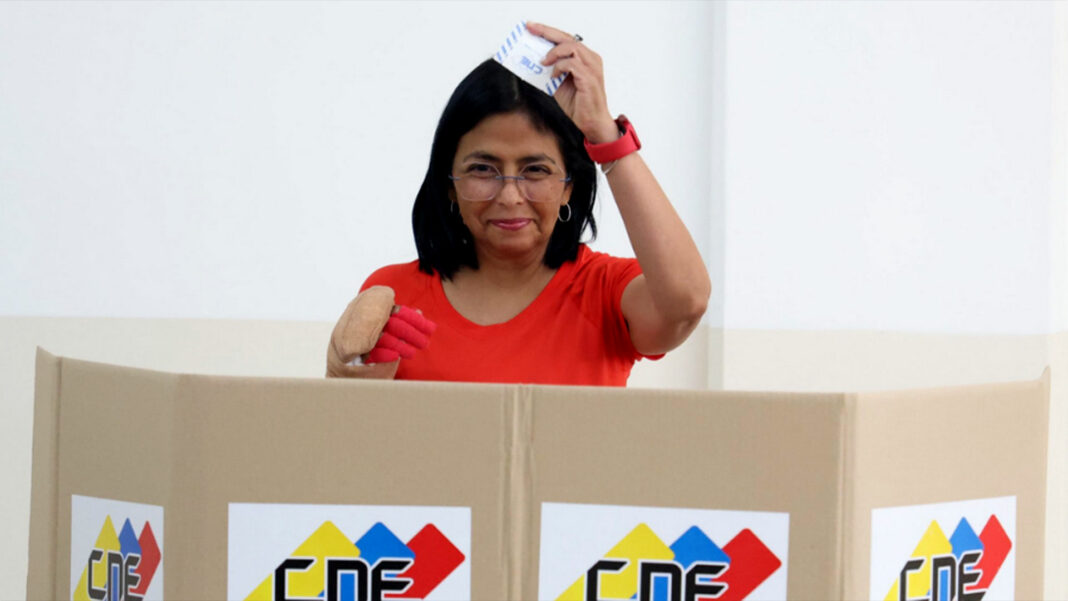 delcy rodríguez voto