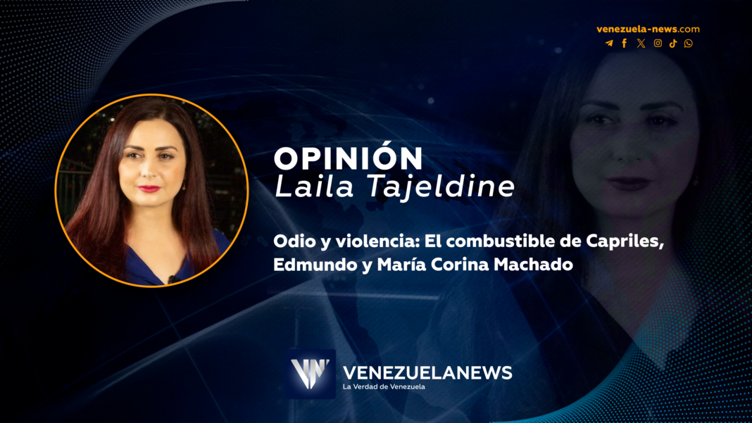 Laila Tajeldine planes violencia oposición