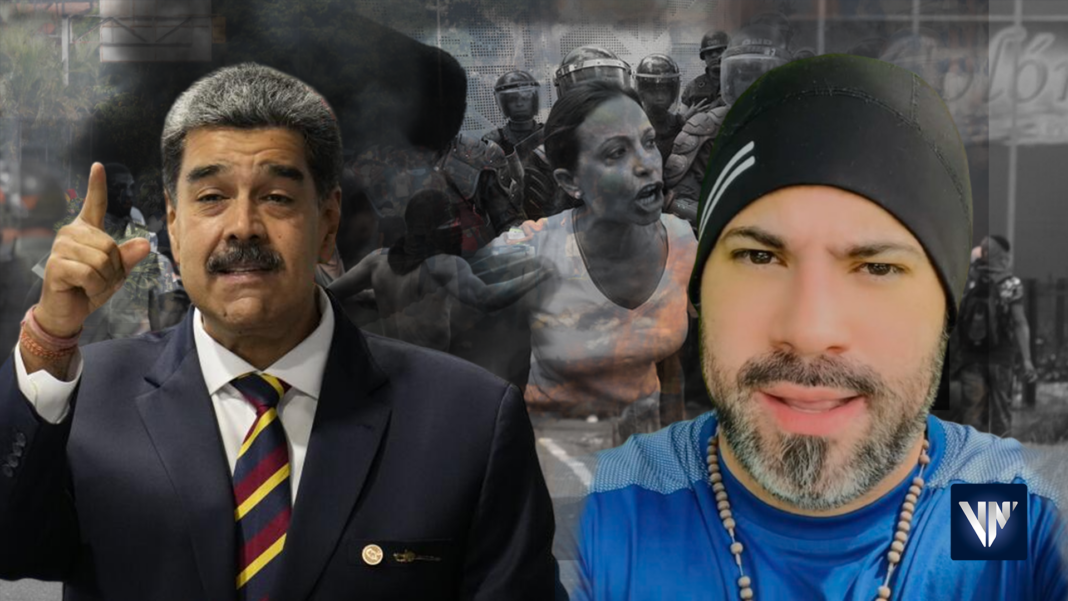 Youtuber opositor Roberto Olivares amenazas Maduro