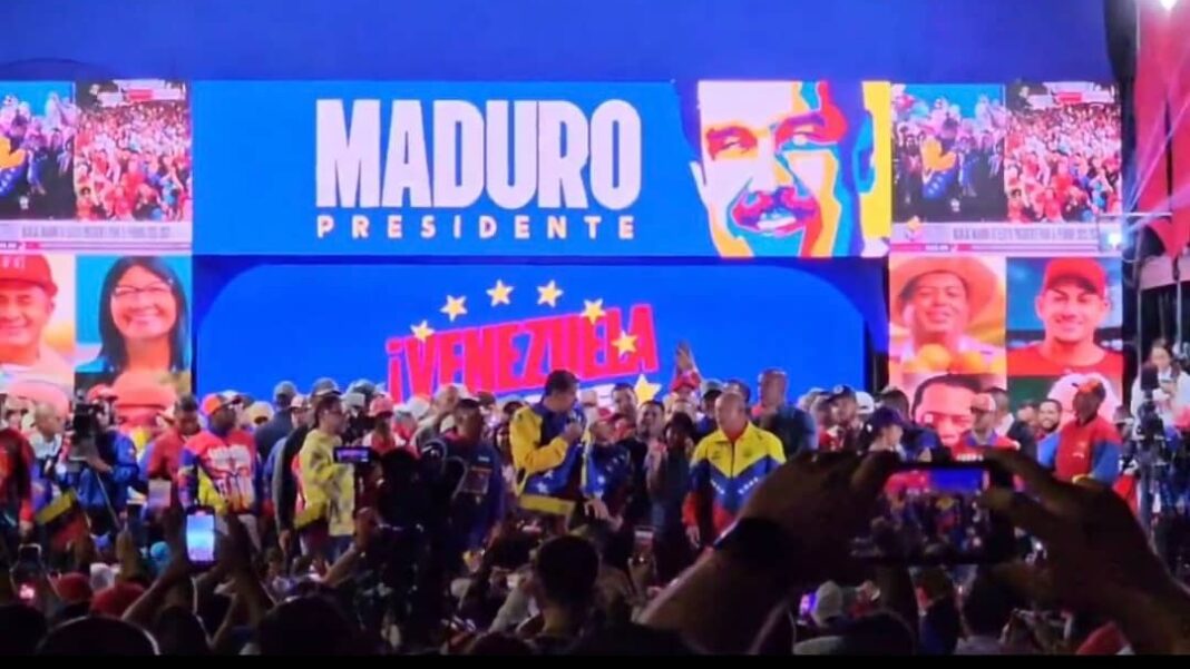 Nicolás Maduro discurso victoria electoral