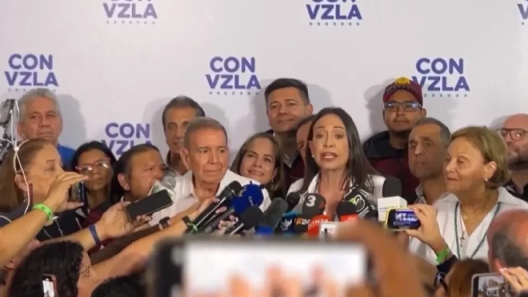 María Corina Machado actas Edmundo González