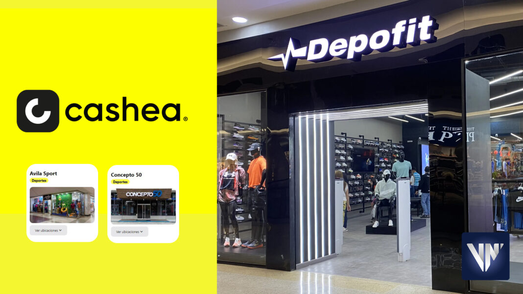 Cashea tiendas deportes