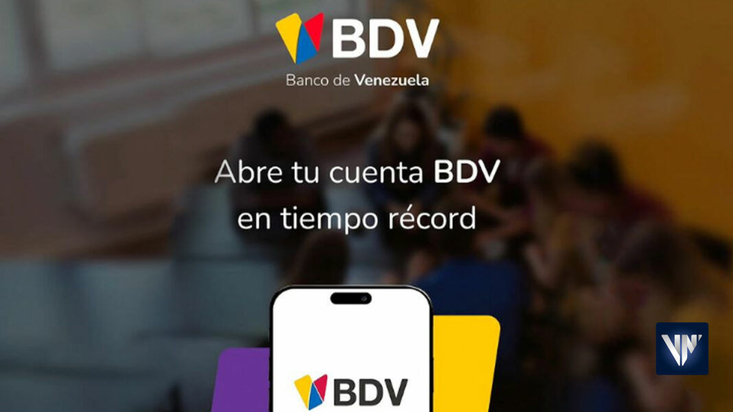 Banco de Venezuela cuenta BDVApp