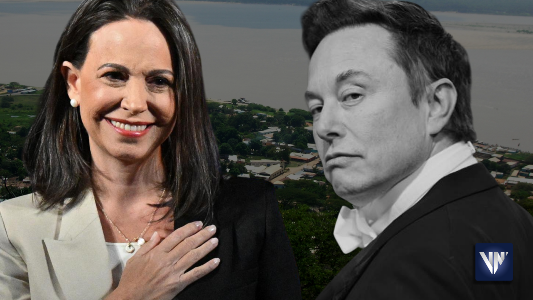 María Corina Machado a Elon Musk Cabruta