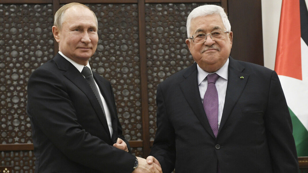 Mahmud Abbas vladimir putin palestina rusia gaza