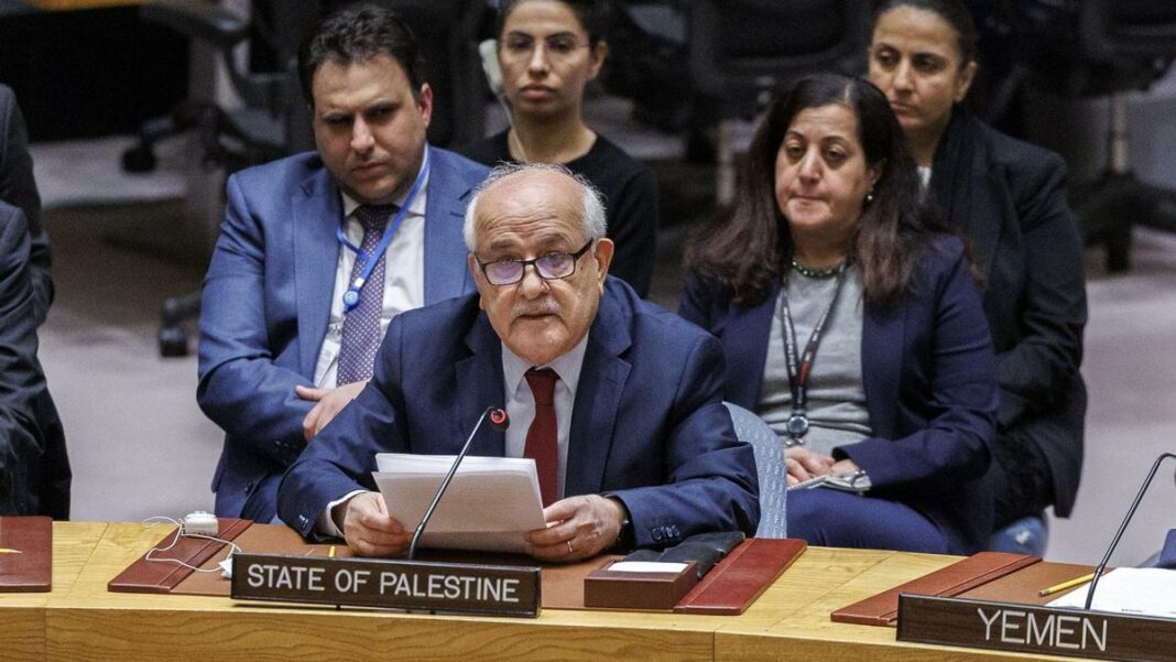 Embajador de Palestina ante la ONU