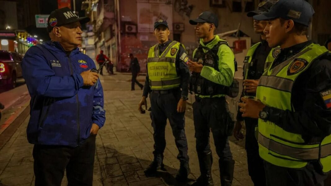 Diosdado Cabello recorrido Caracas