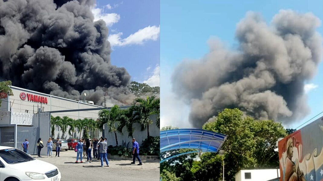 incendio fábrica Yamaha La Bandera