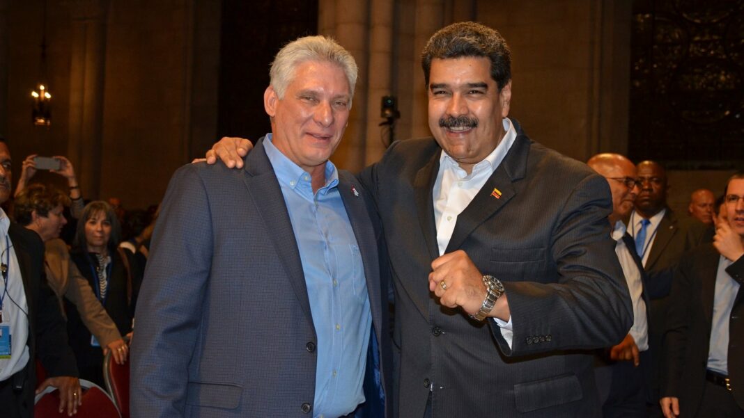 Maduro Díaz-Canel solidaridad EEUU