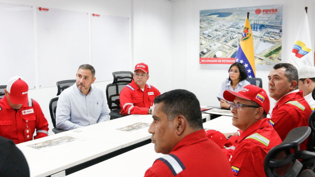 Delcy Rodríguez planes operatividad petrolera