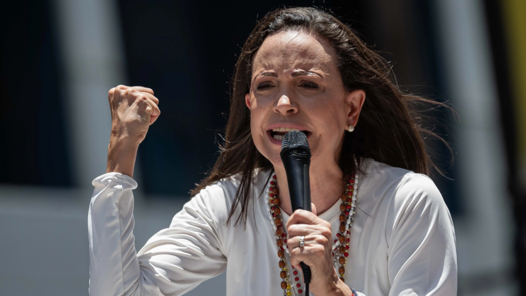 María Corina Machado EEUU presión Venezuela