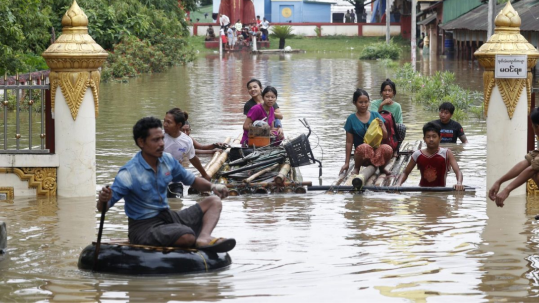 Birmania inundaciones muertos