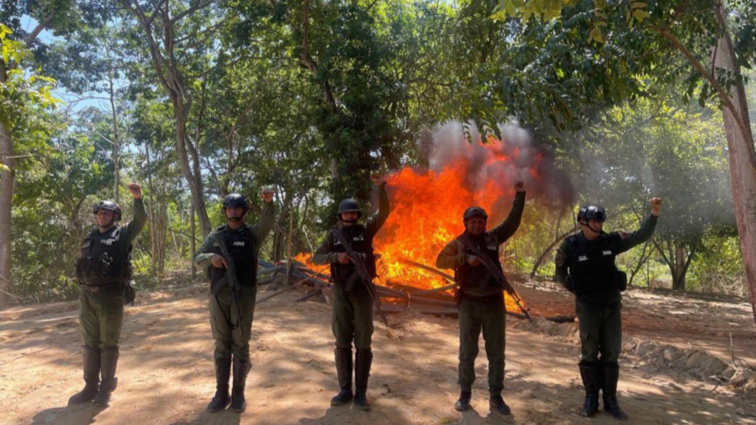 FANB campamento minería ilegal Amazonas