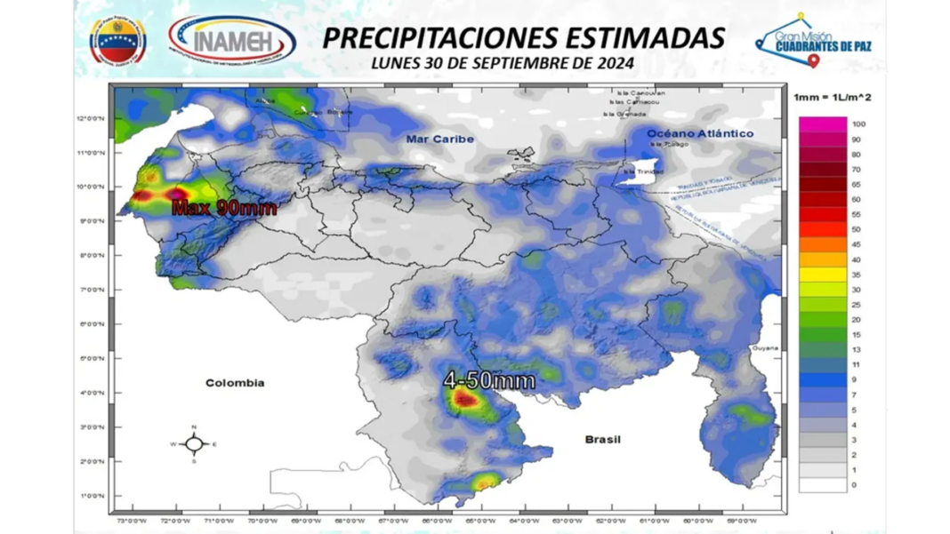 Inameh lluvias