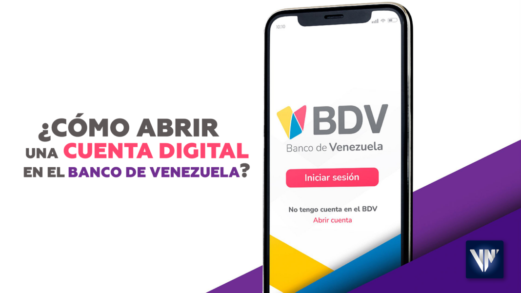 Cuenta digital Banco de Venezuela