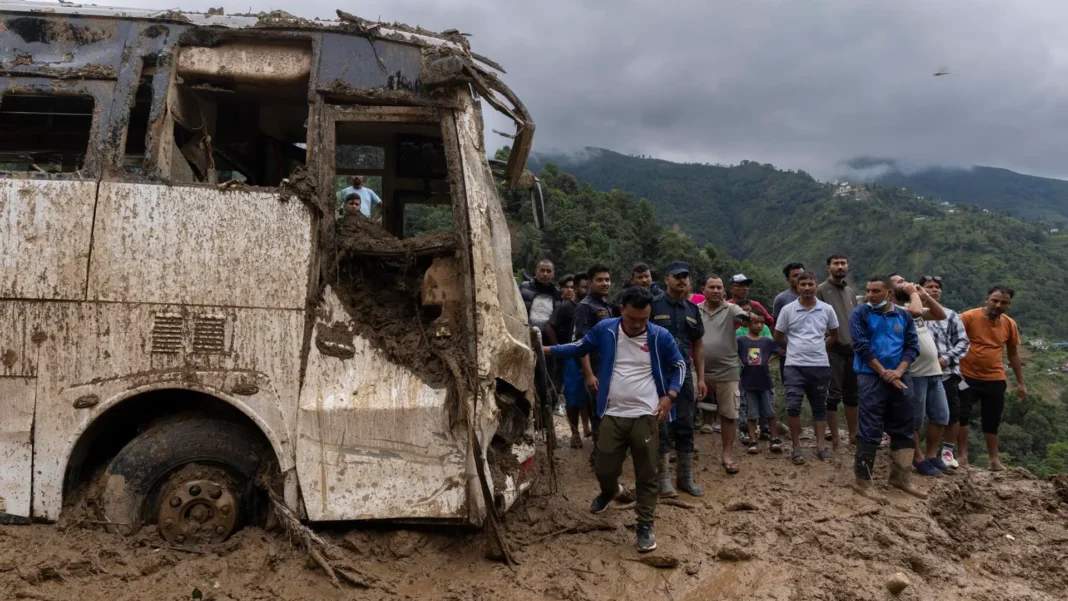 Lluvias en Nepal